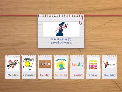 New English File Elementary /Lesson 1A/Days of the Week