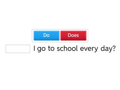 present simple - questions - do/does