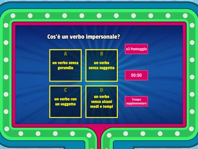 VERBI IMPERSONALI e RIFLESSIVI