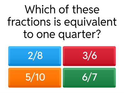 Equivalent Fractions
