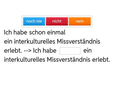 Aspekte Junior B2 - B - Kap. 2 Aufg. 2b: Wie kann man etwas verneinen?