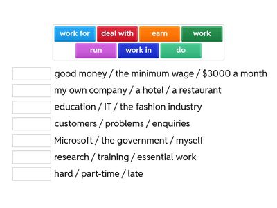 Outcomes PI 3rd, 1A What do you do? Matching