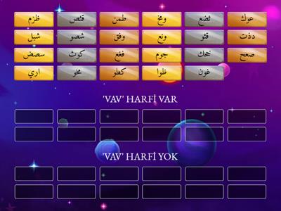 'VAV' HARFİ VAR MI YOK MU ?