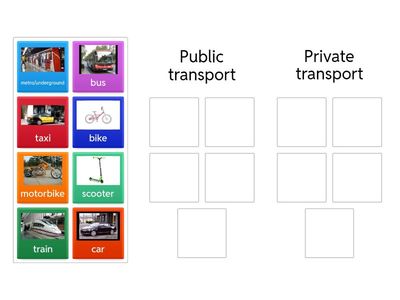 Public or private transport?