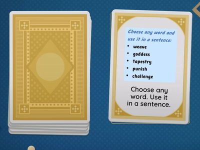 Arachne vocab - oral task