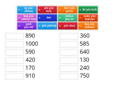 Advanced numbers 100 and plus