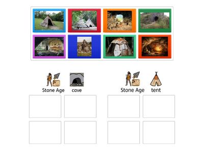 Stone Age caves and tents