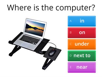 Prepositions of place