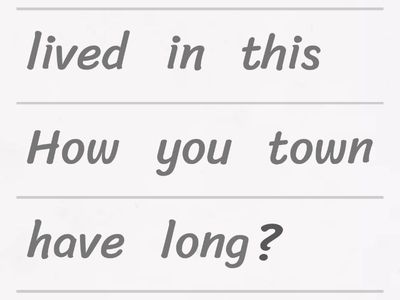 How long + Present perfect