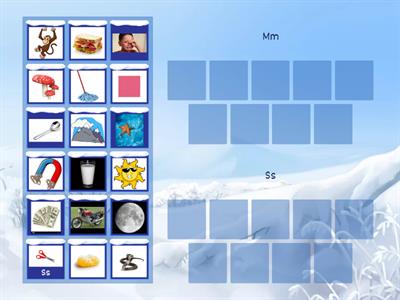 Letter Sound Sort M & S 