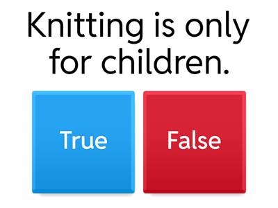 Knitting comprehension