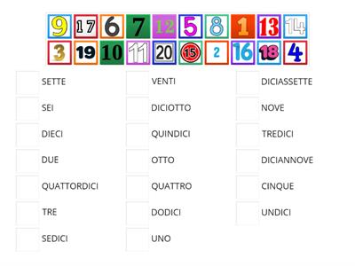 Numeri fino al 20 - Maestra Marika (copy)