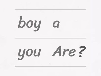 FF1 Are you ...? Are they ...?