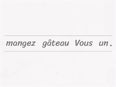 Les verbes du premier groupe