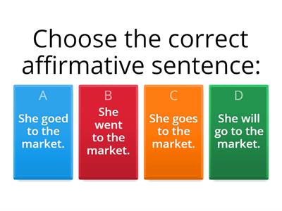 Simple Past - Affirmative, Interrogative, Negative