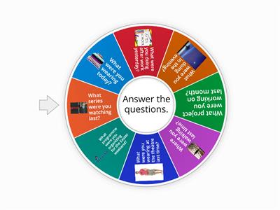 Wh questions - Past Continuous 