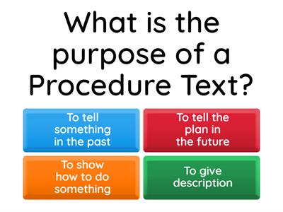 PROCEDURE TEXT Kelas 8