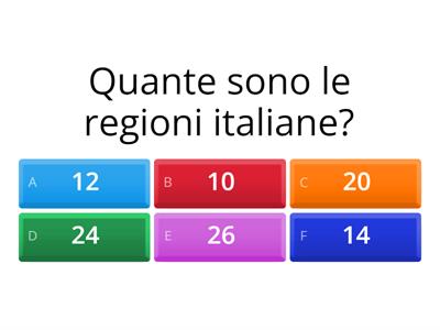 LE REGIONI ITALIANE