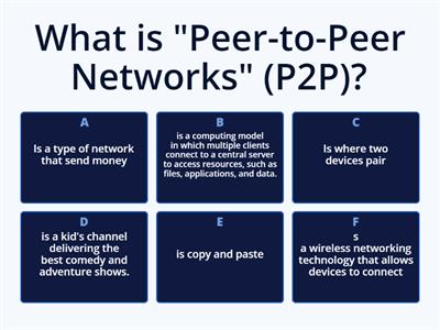 Peer to Peer/Client-Server Networks 