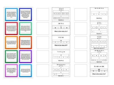 Problem Solving Fluency Game