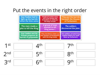  Guy Fawkes story order E3 S&L 24/10/2024