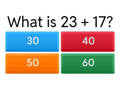 Grade 2 Mathematics E-Assessment