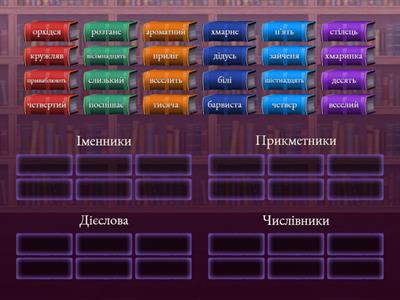 Частини мови.