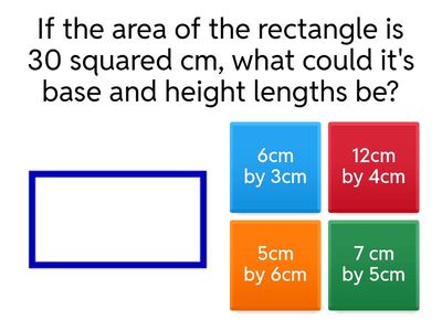 Mrs. Bryant Extra Credit Area of Rectangles and Squares