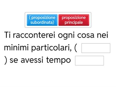  DISTINZIONE TRA FRASE PRINCIPALE , SUBORDINATA E COORDINATA