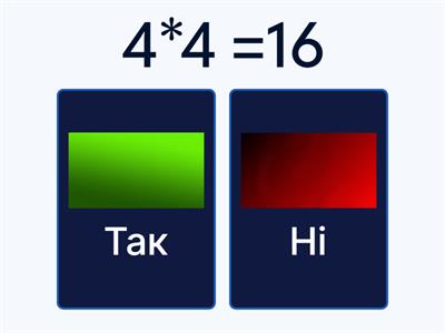 Перевірка таблиці множення