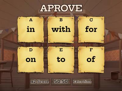 B2 First: DEPENDENT PREPOSITIONS 