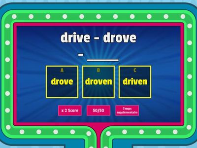 Past participle - Irregular verbs