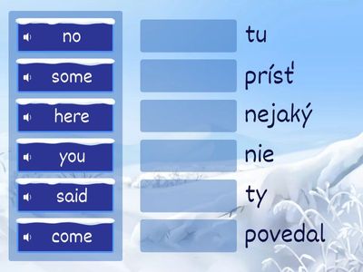  Yellow Tricky words 2. ročník