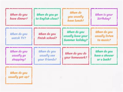 Unit 1.6 Prepositions of time