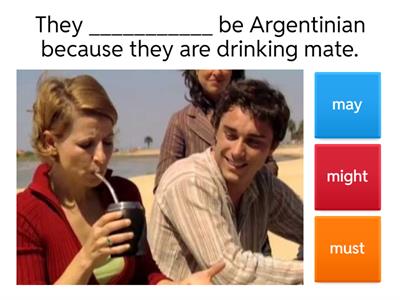 Modals of deduction (PRESENT)