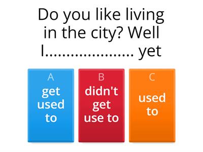 get used to/used to