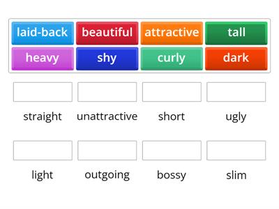 Describing People: Opposites