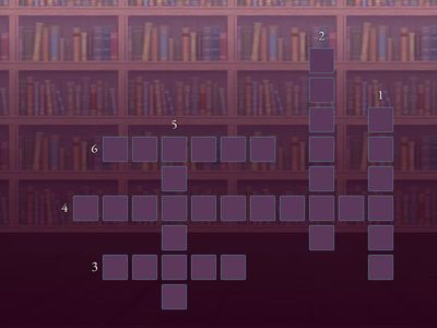 Vocabulary Crossword, Art Lesson Review