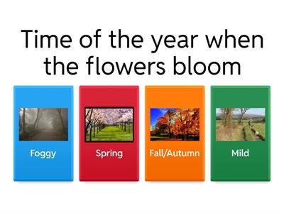 Complete Preliminary - Seasons and weather