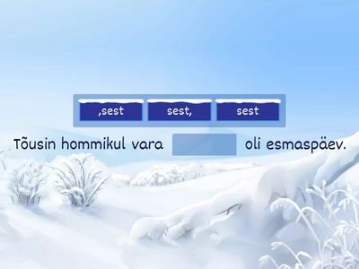 Koondlaused. Sidesõna. 