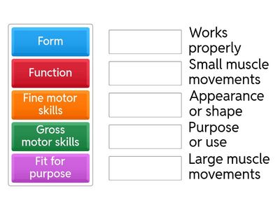 Design - form and function
