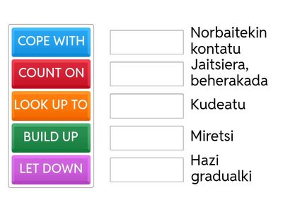 Phrasal verbs Unit 6