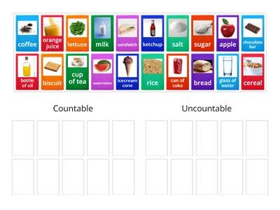 Countable/Uncountable nouns