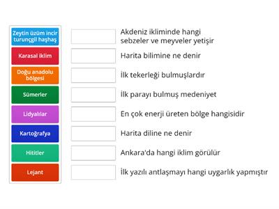 Sosyal bilgiler 5. Sınıf