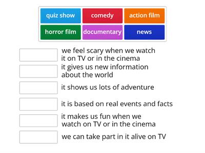 Films and TV programmes