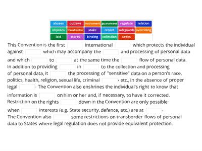 Vocabulary ADV Data Protection 