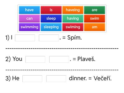 PRESENT CONTINUOUS (+/-) 