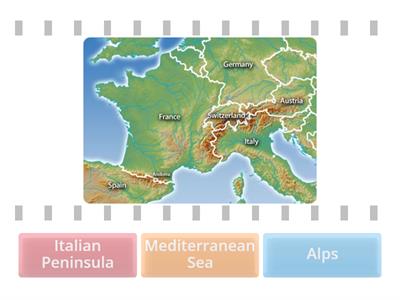 Geographic Features of Europe Matching