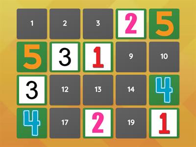 Matching Numbers 1-10