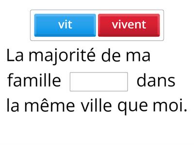 Expression de la quantité - accord